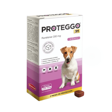 ANTIPULGAS PROTEGGO 4.5-10 KG X1 PASTILLA