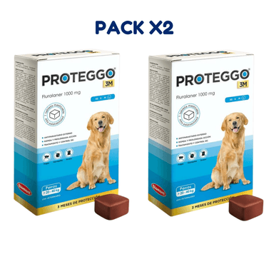 ANTIPULGAS PROTEGGO 20-40 KG PACK X2