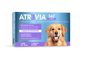ANTIPULGAS  ATREVIA 360 20-40 KG X1 TABLETA