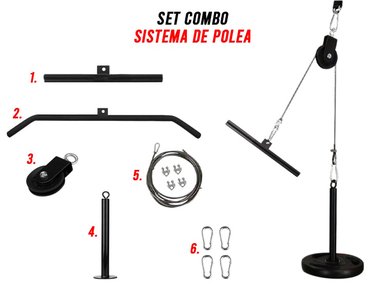 SET SISTEMA POLEA CROM FIT ACERO