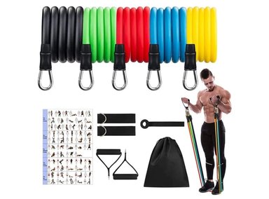 PACK X5 LIGAS DE RESISTENCIA EJERCICIOS PILATES CROOSFIT - 2