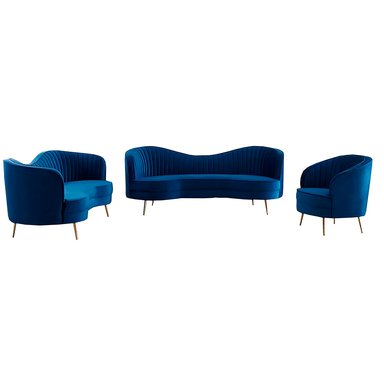 JUEGO SALA FORMAS HOME 3 2 1 KATY MINIMALISTA