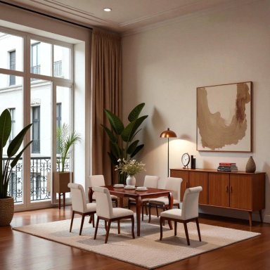 FORMASHOME COMEDOR 6 SILLAS CISNE