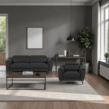 JUEGO SALA FORMASHOME DILMA 3-1 CUERPOS NEGRO