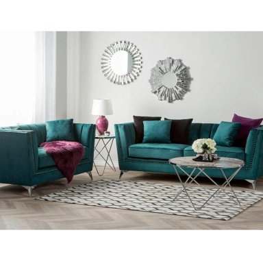 JUEGO SALA FORMASHOME ARGEL 3-2 CUERPOS VERDE JADE