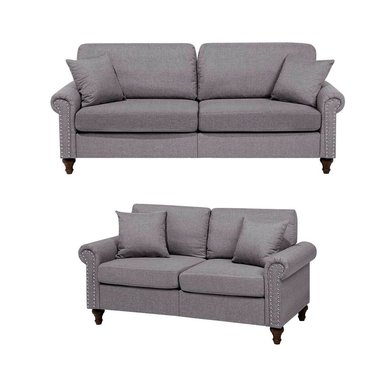 JUEGO SALA FORMASHOME GITEGA 3-2 CUERPOS GRIS