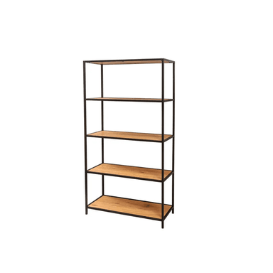 ESTANTE FORMAS INDUSTRIAL 4 REPISAS NEGRO HOME ARTIC - 2