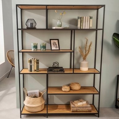 ESTANTE FORMAS INDUSTRIAL NEGRO HOME NORDIC - 2
