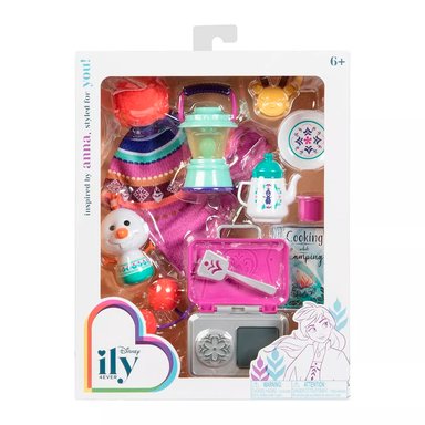 PACK DE ACCESORIOS PARA MUÑECAS DISNEY ILY INSPIRADO EN ANA FROZEN - 1