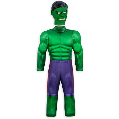 DISFRAZ NIÑO DISNEY STORE VERDE HULK MARVEL AVENGERS