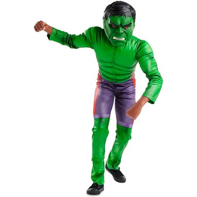 DISFRAZ NIÑO DISNEY STORE VERDE HULK MARVEL AVENGERS - 2