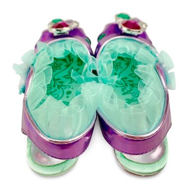 ZAPATOS CASUALES NIÑA DISNEY STORE MORADO LA SIRENITA PRINCESA ARIEL - 3