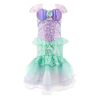DISFRAZ NIÑA DISNEY STORE LILA ARIEL LA SIRENITA PRINCESA
