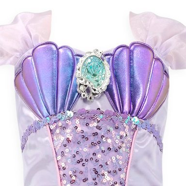 DISFRAZ NIÑA DISNEY STORE LILA ARIEL LA SIRENITA PRINCESA - 2