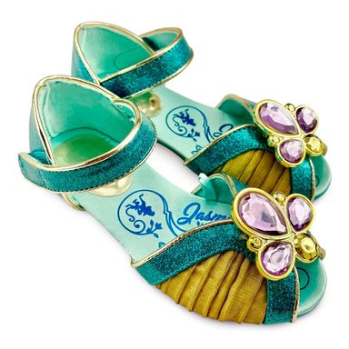 ZAPATOS CASUALES NIÑA DISNEY STORE VERDE JASMINE PRINCESA - 2
