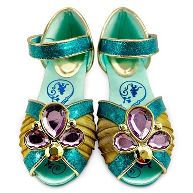 ZAPATOS CASUALES NIÑA DISNEY STORE VERDE JASMINE PRINCESA - 4