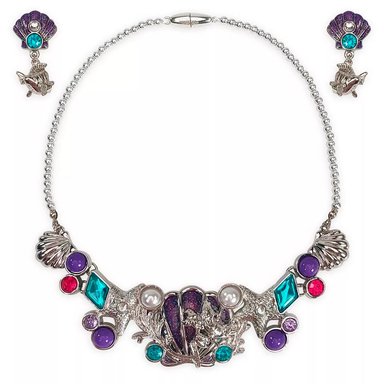 SET JOYAS DISNEY STORE LA SIRENITA PRINCESA ARIEL