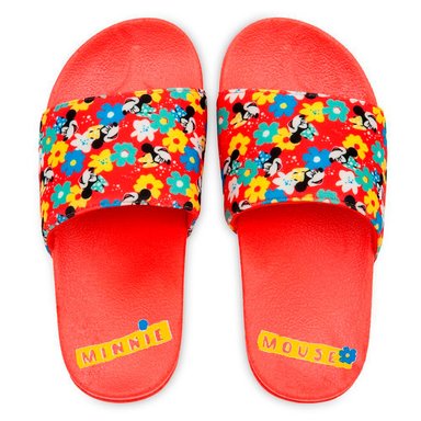 SANDALIAS NIÑA DISNEY STORE NARANJA MINNIE MOUSE FLORES - 1