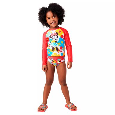 SANDALIAS NIÑA DISNEY STORE NARANJA MINNIE MOUSE FLORES - 3
