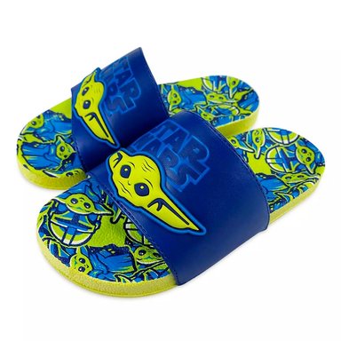 SANDALIAS NIÑO DISNEY STORE AZUL STAR WARS GROGU MANDALORIAN - 2