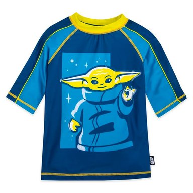 POLO NIÑO DISNEY STORE STAR WARS RASH GUARD GROGU MANDALORIAN - 1