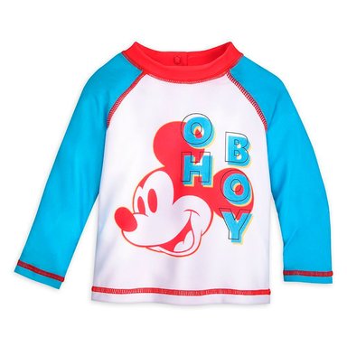 POLO BEBÉ DISNEY STORE MULTICOLOR MICKEY MOUSE RASH GUARD