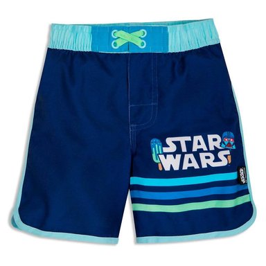 SHORT BERMUDA NIÑO DISNEY STORE AZUL STAR WARS BAÑO