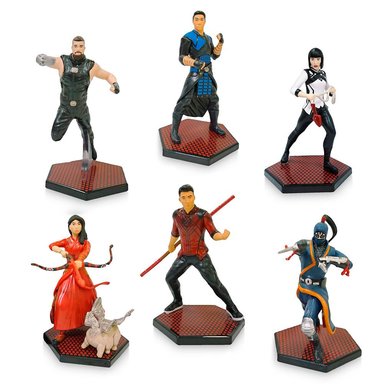 FIGURA DISNEY STORE PLAYSET SHANGCHI Y LOS 10 ANILLOS MARVEL - 1