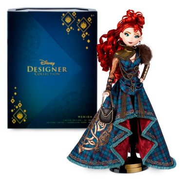 MUÑECA DISNEY STORE EDICIÓN LIMITADA DESIGNER PRINCESA MÉRIDA VALIENTE - 1