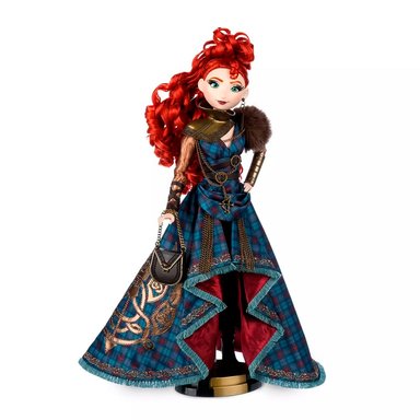 MUÑECA DISNEY STORE EDICIÓN LIMITADA DESIGNER PRINCESA MÉRIDA VALIENTE - 2