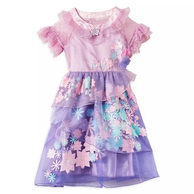 DISFRAZ NIÑA DISNEY STORE VIOLETA ENCANTO ISABELA MADRIGAL