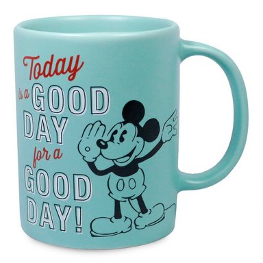 TAZA DISNEY STORE 'GOOD DAY' MICKEY MOUSE