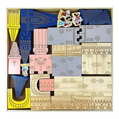 CASTILLO DE BLOQUES DE MADERA DISNEY STORE MICKEY Y SUS AMIGOS - 5