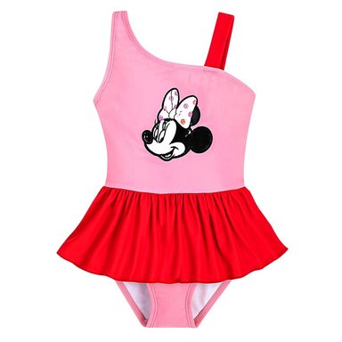 ROPA BAÑO NIÑA DISNEY STORE ROSADO MINNIE MOUSE 2 PIEZAS