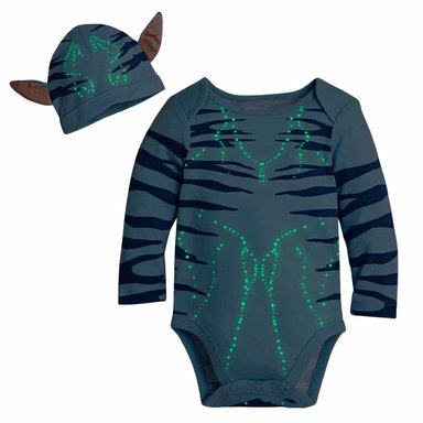 DISFRAZ ALGODÓN UNISEX DISNEY STORE CELESTE AVATAR BODY BEBÉ - 2