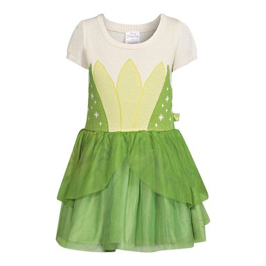 DISFRAZ NIÑA DISNEY VERDE TIANA VESTIDO PRINCESA BEBÉ - 1