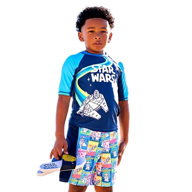 SHORT DE PLAYA DISNEY STORE STAR WARS AZUL - 4