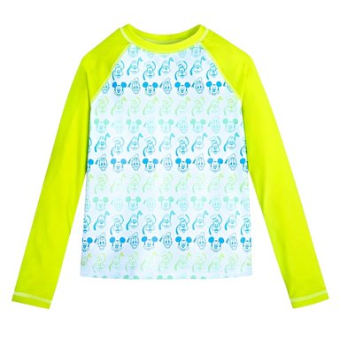 POLO MANGA LARGA NIÑO DISNEY STORE MICKEY MOUSE RASH GUARD AMARILLO - 1