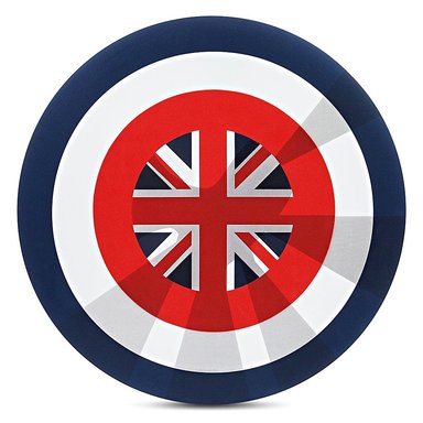 ESCUDO DISNEY STORE MULTICOLOR MARVEL CAPITANA CARTER