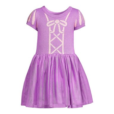 DISFRAZ NIÑA DISNEY VIOLETA RAPUNZEL VESTIDO PRINCESA