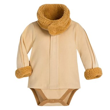DISFRAZ ALGODÓN UNISEX DISNEY STORE MARRÓN CLARO GROGU BABY YODA STAR WARS BODY - 2