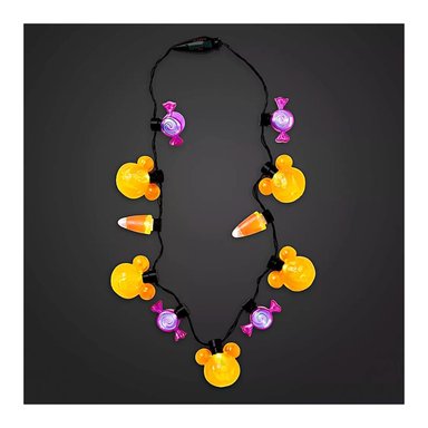 COLLAR DISNEY STORE NARANJA LUCES MICKEY MOUSE HALLOWEEN - 2