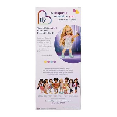 MUÑECA TODDLER DISNEY ILY INSPIRADA EN ARIEL LA SIRENITA - 5