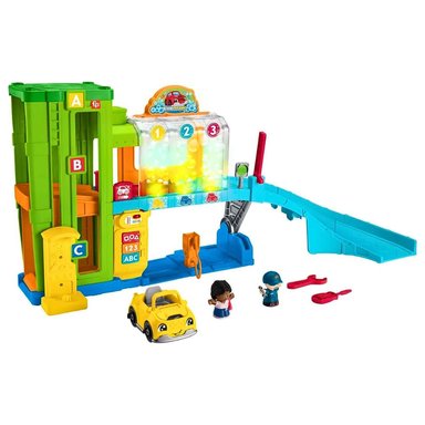 PLAYSET FISHER PRICE CON LUCES GARAJE Y LAVADO AUTOS