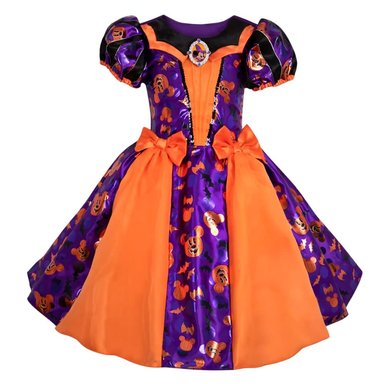 DISFRAZ DISNEY STORE NARANJA MINNIE MOUSE BRUJITA - 1