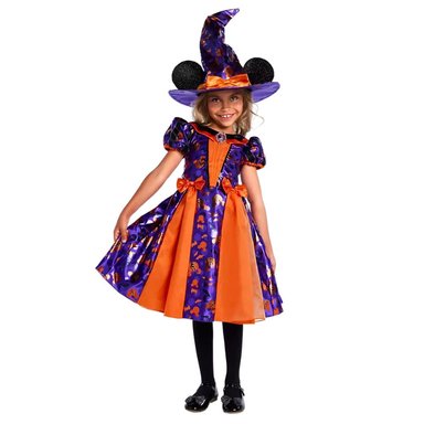 DISFRAZ DISNEY STORE NARANJA MINNIE MOUSE BRUJITA - 2