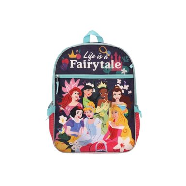 Pack Escolar Oficio Mochila Princesas Disney  Corona - 2