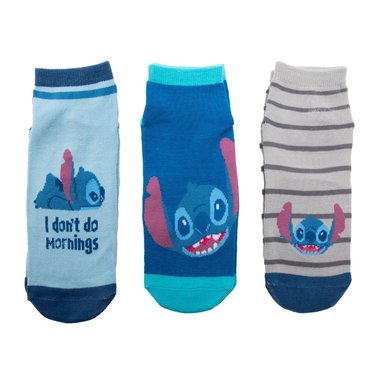 MEDIAS ANTIDESLIZANTE DISNEY STITCH TRIPACK - 1