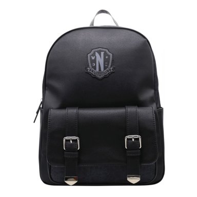 MOCHILA OFICIO MERLINA ADDAMS NEGRA