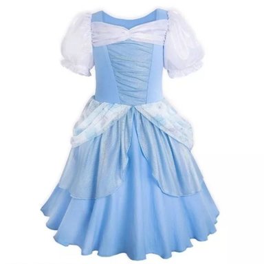 VESTIDO NIÑA CENICIENTA DISNEY STORE  TALLA - 9/10US